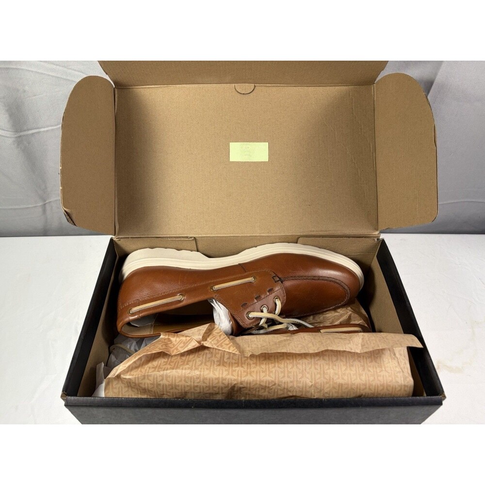 NEW FRYE Mens Brown Leather Lace Up Dockers, Size 12m